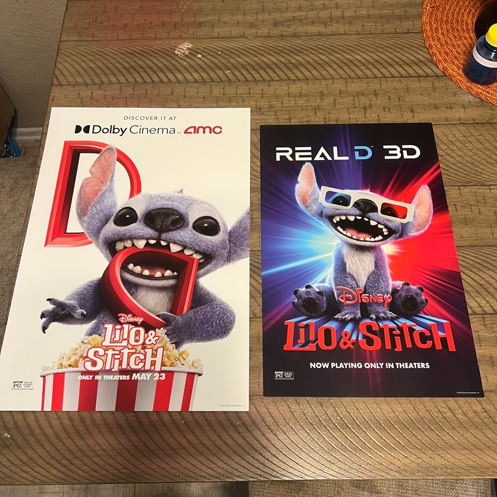 3 AMC Disney Lilo & Stitch Posters